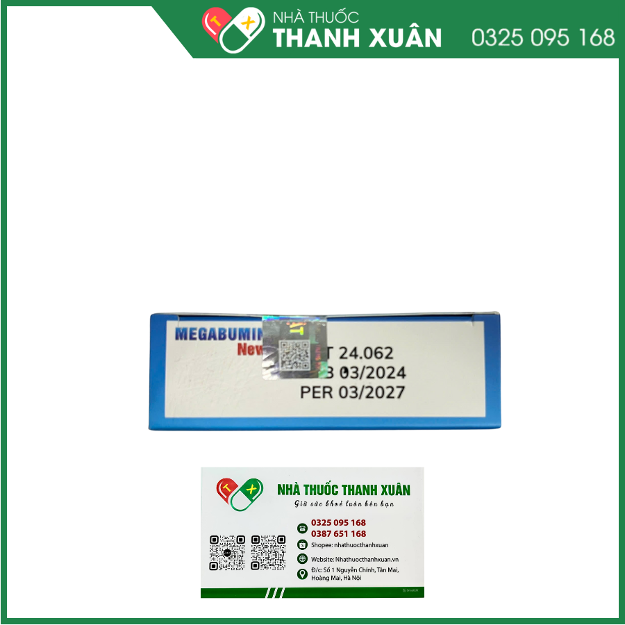 Megabumin New - Thuốc phục hồi tế bào gan